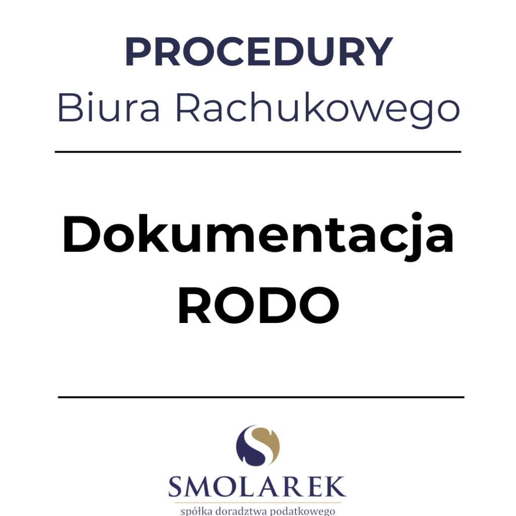 Dokumentacja RODO dla Biur Rachunkowych