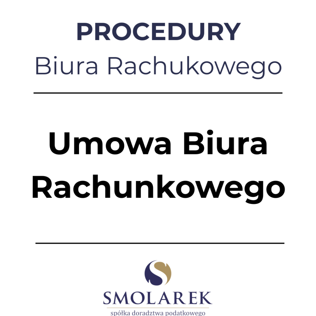 Umowa ramowa dla Biura Rachunkowego